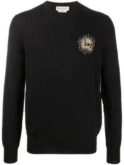 Alexander McQueen skull-motif sweashirt
