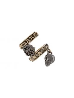 Alexander McQueen skull pendant earcuff