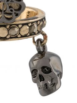 Alexander McQueen skull pendant earcuff
