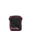 Alexander McQueen logo-print messenger bag