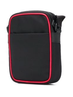 Alexander McQueen logo-print messenger bag