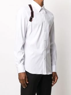 Alexander McQueen single brace detail shirt