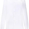 Alexander McQueen pleated bib front shirt