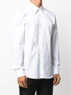 Best deal โจ Alexander McQueen Pleated bib front ๐ shirt โค๏ธ 7 Alexander McQueen pleated bib front shirt
