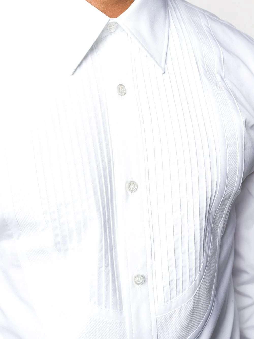 Best deal โจ Alexander McQueen Pleated bib front ๐ shirt โค๏ธ 5 Alexander McQueen pleated bib front shirt