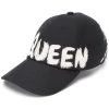 Alexander McQueen logo print baseball cap