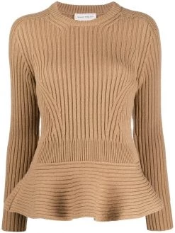 Alexander McQueen ribbed knit jumper