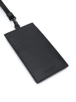 Alexander McQueen McQueen graffiti strap card holder