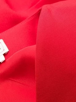 Alexander McQueen V-neck frilled hem dress