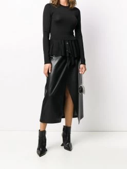 Alexander McQueen layered knitted jumper