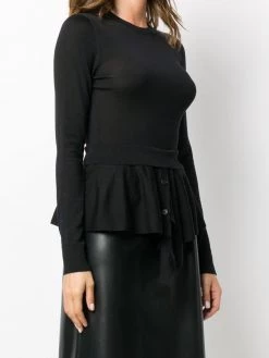 Alexander McQueen layered knitted jumper