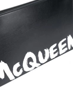 Hot Sale ๐ฅฐ Alexander McQueen Paint style logo clutch bag ๐ 8 Alexander McQueen paint style logo clutch bag