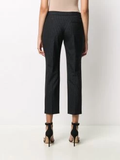 Outlet ๐ Alexander McQueen Pinstripe print cropped trousers โค๏ธ 10 Alexander McQueen pinstripe print cropped trousers