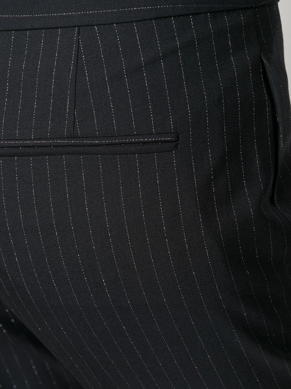 Outlet ๐ Alexander McQueen Pinstripe print cropped trousers โค๏ธ 5 Alexander McQueen pinstripe print cropped trousers