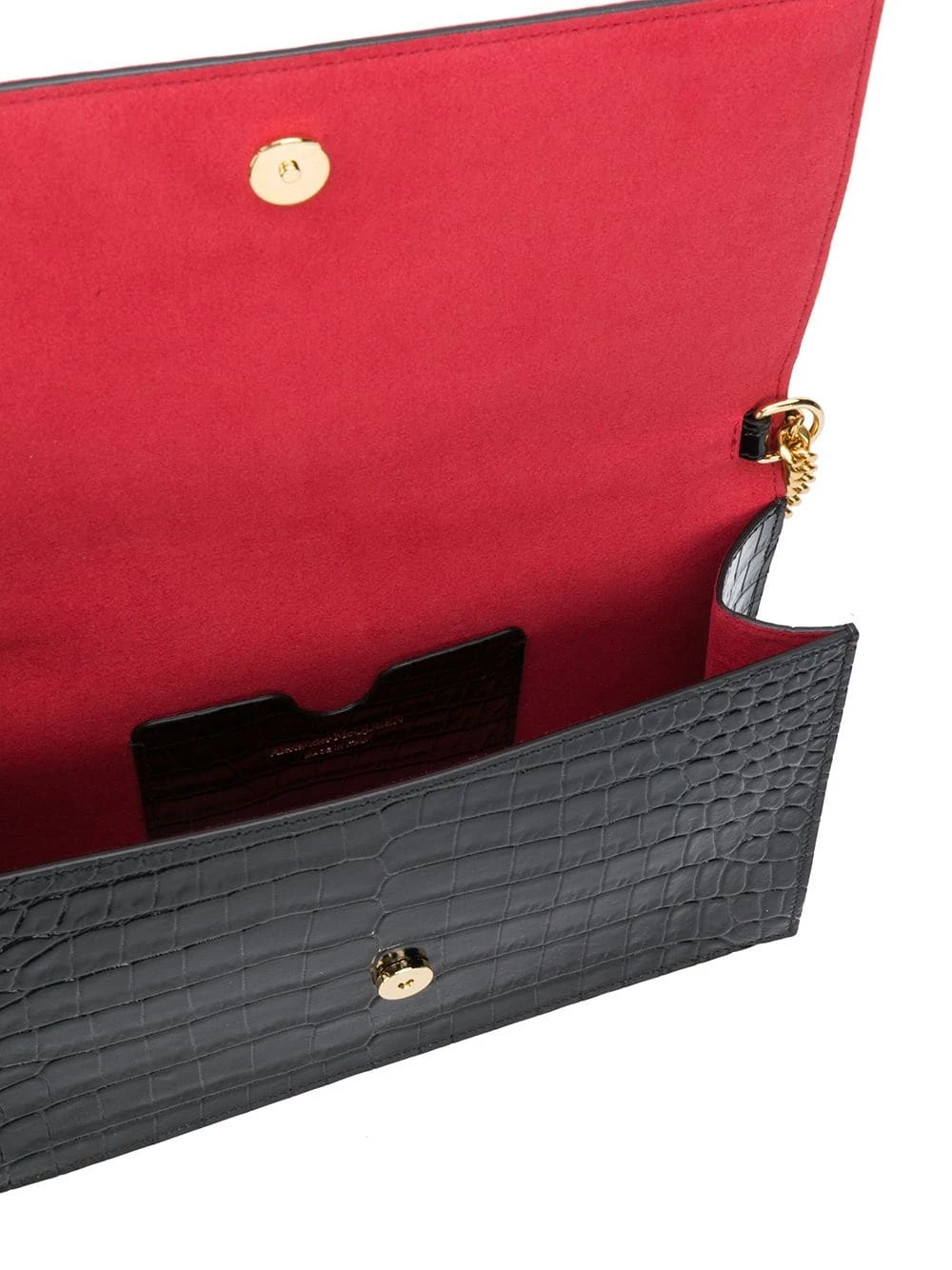 Best deal ๐ Alexander McQueen Skull motif crocodile effect shoulder bag ๐คฉ 5 Alexander McQueen skull motif crocodile effect shoulder bag