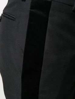 Deals ๐ Alexander McQueen Velvet stripe tailored trousers ๐ 11 Alexander McQueen velvet stripe tailored trousers