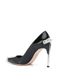 Alexander McQueen Punk Stud leather pumps