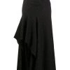 Alexander McQueen asymmetric draped skirt