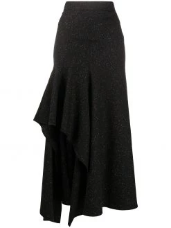 Alexander McQueen asymmetric draped skirt