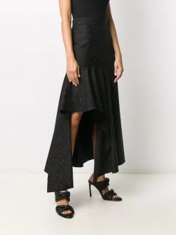 Alexander McQueen asymmetric draped skirt