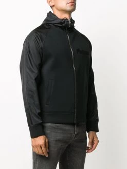 Alexander McQueen logo-print hooded jacket