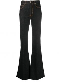 Alexander McQueen high-waisted flared jeans