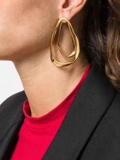 Alexander McQueen double loop earrings