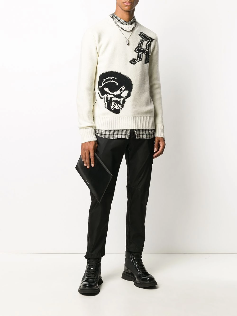 Best reviews of 👍 Alexander McQueen Logo print zip clutch 😉 2 Alexander McQueen logo-print zip clutch