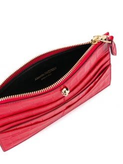 Alexander McQueen flat zip wallet