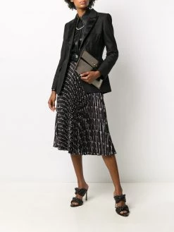 Alexander McQueen lace-panel blazer