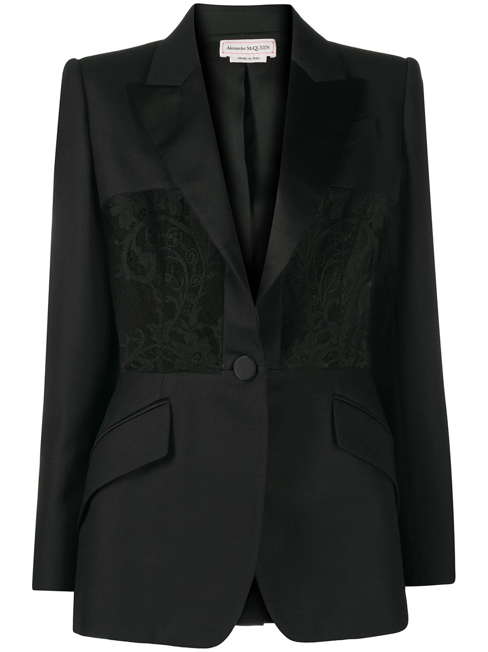 Best deal ๐ฅ Alexander McQueen Lace panel blazer โ๏ธ 1 Alexander McQueen lace-panel blazer