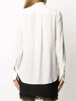 Alexander McQueen silk pussy-bow long-sleeve shirt
