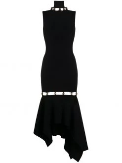 Alexander McQueen metallic sphere knitted dress