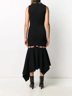 Alexander McQueen metallic sphere knitted dress