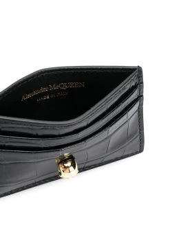 Alexander McQueen Skull stud cardholder