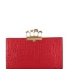 Alexander McQueen four-ring flat pouch