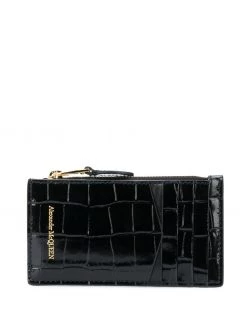 Alexander McQueen Skull flat zip purse