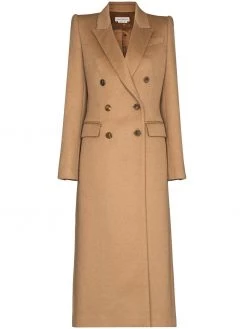 Alexander McQueen double-breasted long coat