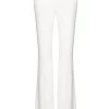 Alexander McQueen mid-rise flared trousers