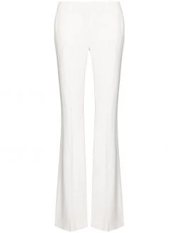 Alexander McQueen mid-rise flared trousers