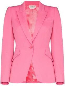 Alexander McQueen single-breasted wool blazer