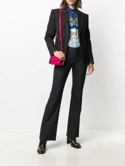 Alexander McQueen pinstripe flared trousers