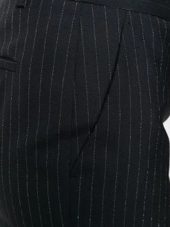 Alexander McQueen pinstripe flared trousers