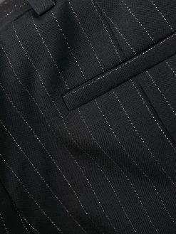 Alexander McQueen pinstripe flared trousers