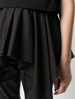 Alexander McQueen ruffled draped top