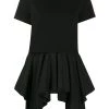 Alexander McQueen ruffled draped top