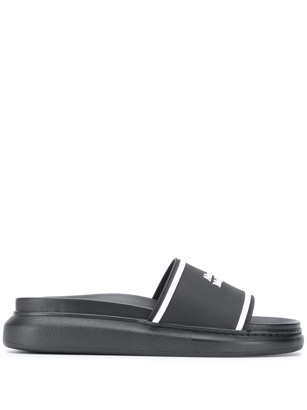 Best Sale ๐ Alexander McQueen Logo pool slides ๐ 1 Alexander McQueen logo pool slides