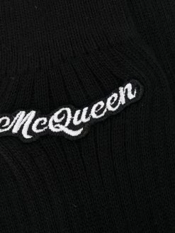 Alexander McQueen embroidered signature socks