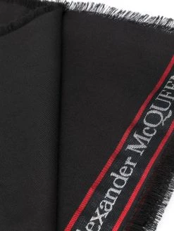 Best Pirce ✔️ Alexander McQueen Jacquard logo scarf 🥰 5 Alexander McQueen jacquard logo scarf