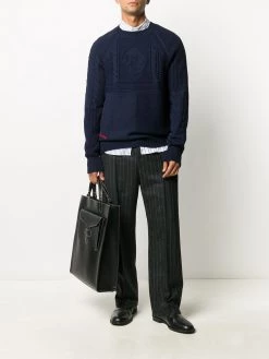 Alexander McQueen skull knit jumper